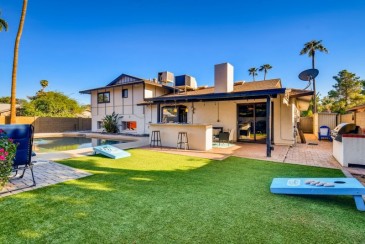 5BR/3.5BA Game Room, Hot Tub Scottsdale-Sleeps 16!
