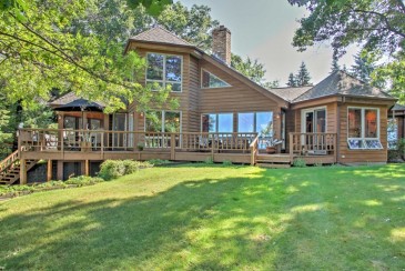 Nestled On The Whitefish Chain of 14 Joined Lakes