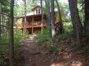 Log Cabin Located…