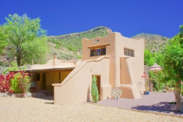 A romantic adobe,…