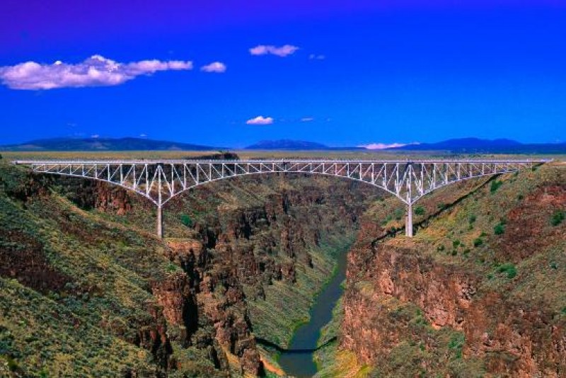 The Rio Grand Gorge Bridge, Rio Grande River