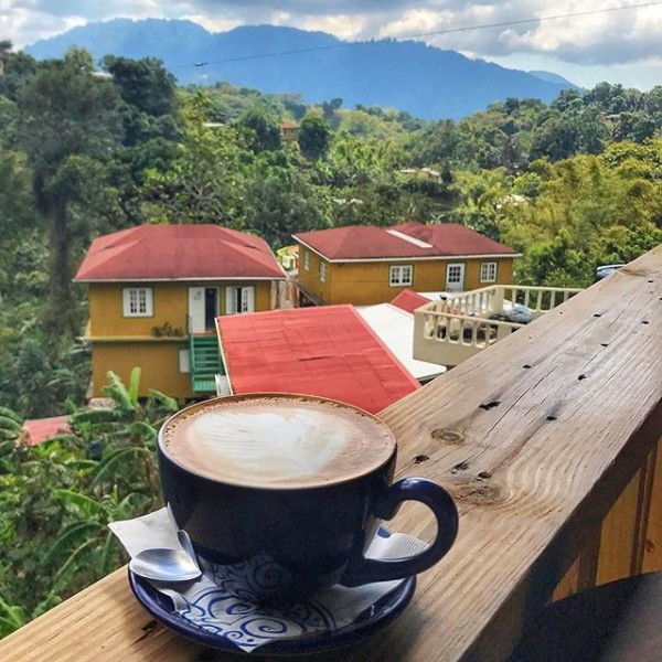 Drink coffee in the Blue Mountains